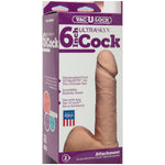 Vac-U-Lock 6 Inch Ultraskyn Cock - Vanilla-Harnesses & Strap-Ons-OUR LAVENDER