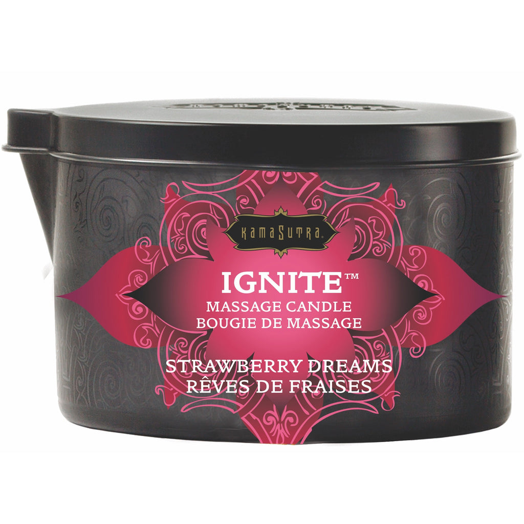 Ignite Strawberry Dreams Massage Candle - 6 Oz. KS10228