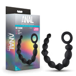 Anal Adventures Platinum - Silicone Beginner Anal Beads - Black-Anal Toys & Stimulators-OUR LAVENDER