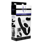Pro Rider 9x Vibrating Silicone Strapless Strap on With Remote Control-Harnesses & Strap-Ons-OUR LAVENDER