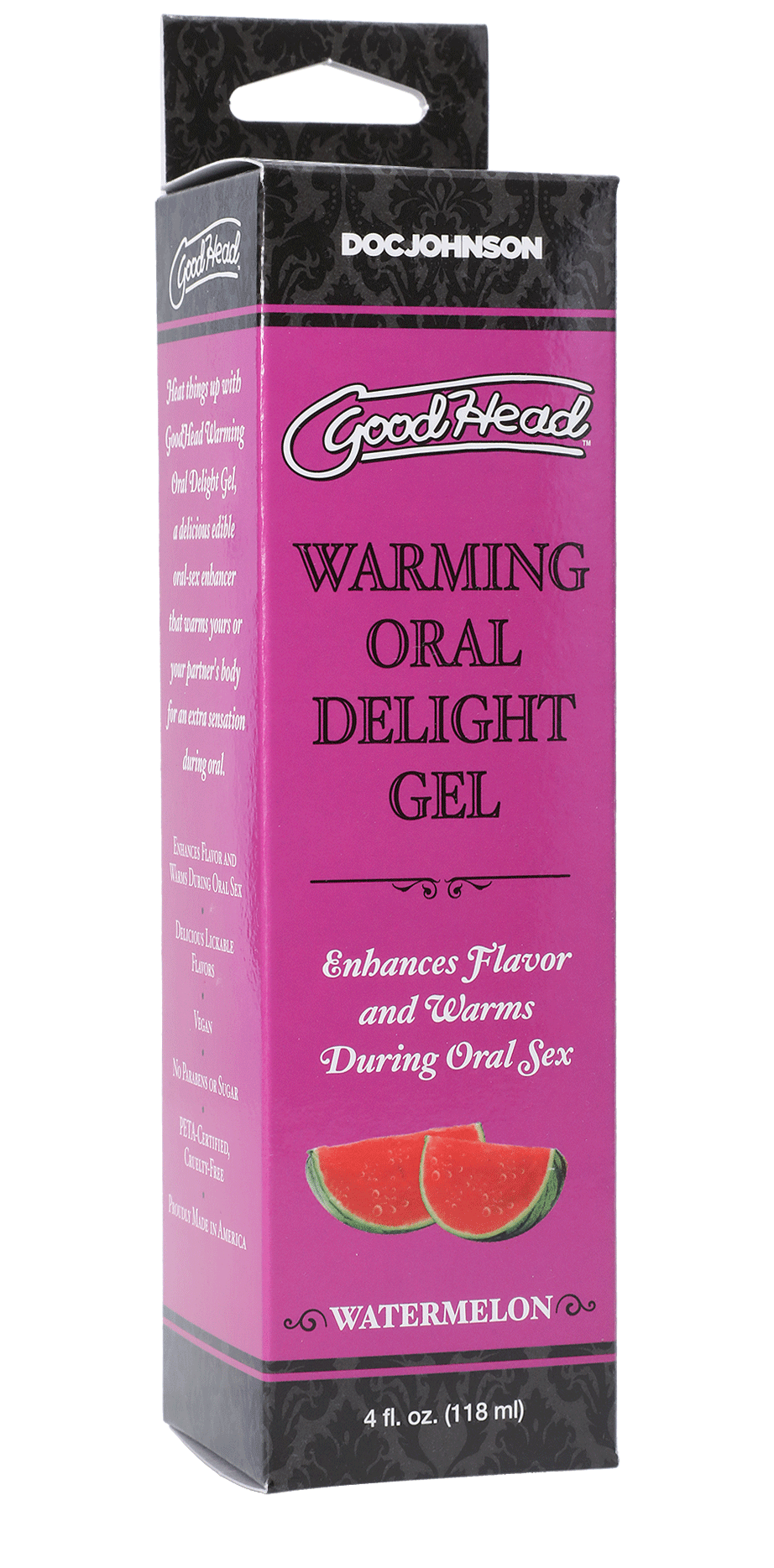 Goodhead - Warming Oral Delight Gel -  Watermelon - 4 Fl. Oz. DJ1361-14-BX
