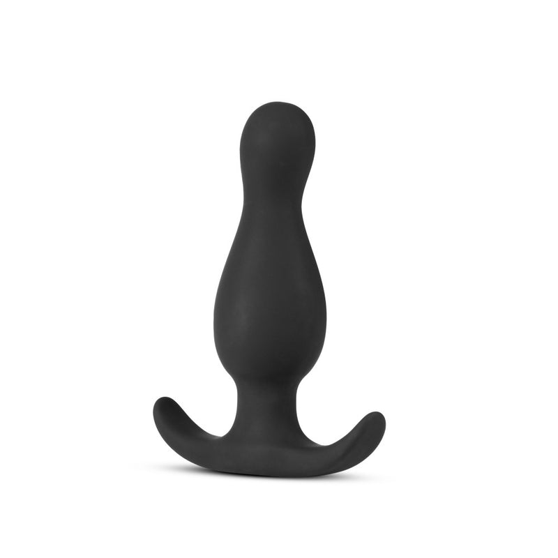 Anal Adventures Platinum - Curve Plug - Black-Anal Toys & Stimulators-OUR LAVENDER