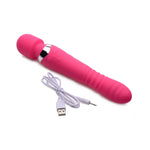 Ultra Thrusting and Vibrating Silicone Wand-Vibrators-OUR LAVENDER