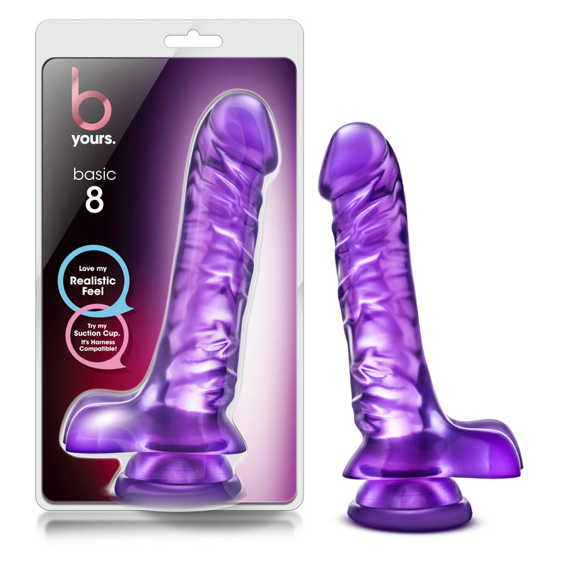 B Yours - Basic 8 - Purple-Dildos & Dongs-OUR LAVENDER