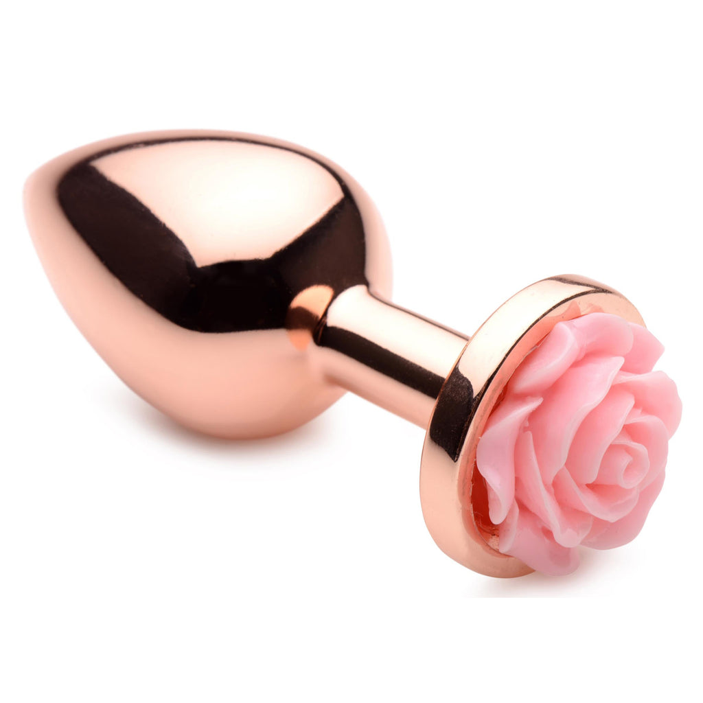 Pink Rose Gold Anal Plug - Medium BTYS-AG855-MED