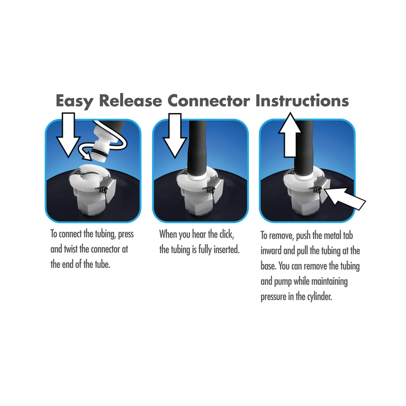 Performance Pump Tubing and Connectors - Accessories Kit - Black-Pumps & Enlargers-OUR LAVENDER