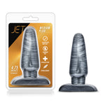 Jet Medium Plug - Carbon Metallic Black-Anal Toys & Stimulators-OUR LAVENDER