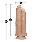 Dr. Skin - Double Trouble - Double Shaft Dildo - Vanilla-Dildos & Dongs-OUR LAVENDER