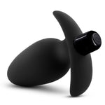 Anal Adventures- Platinum- Silicone Saddle Plug- Black-Anal Toys & Stimulators-OUR LAVENDER