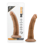 Dr. Skin - 7 Inch Cock With Suction Cup - Mocha-Dildos & Dongs-OUR LAVENDER