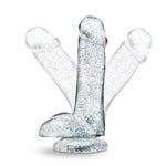 Naturally Yours - 6 Inch Glitter Cock - Sparkling Clear-Dildos & Dongs-OUR LAVENDER