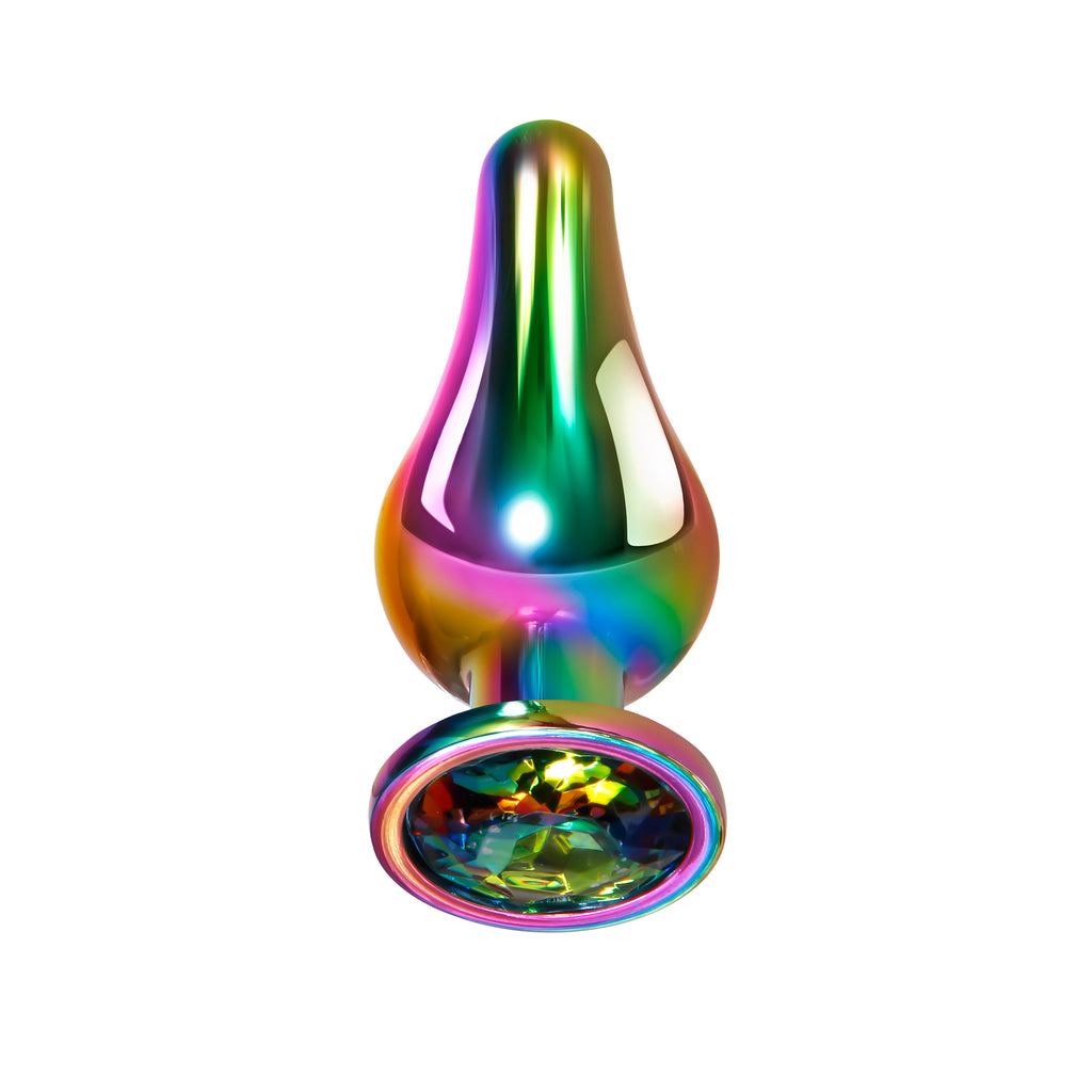 Rainbow Metal Plug - Small-Anal Toys & Stimulators-OUR LAVENDER