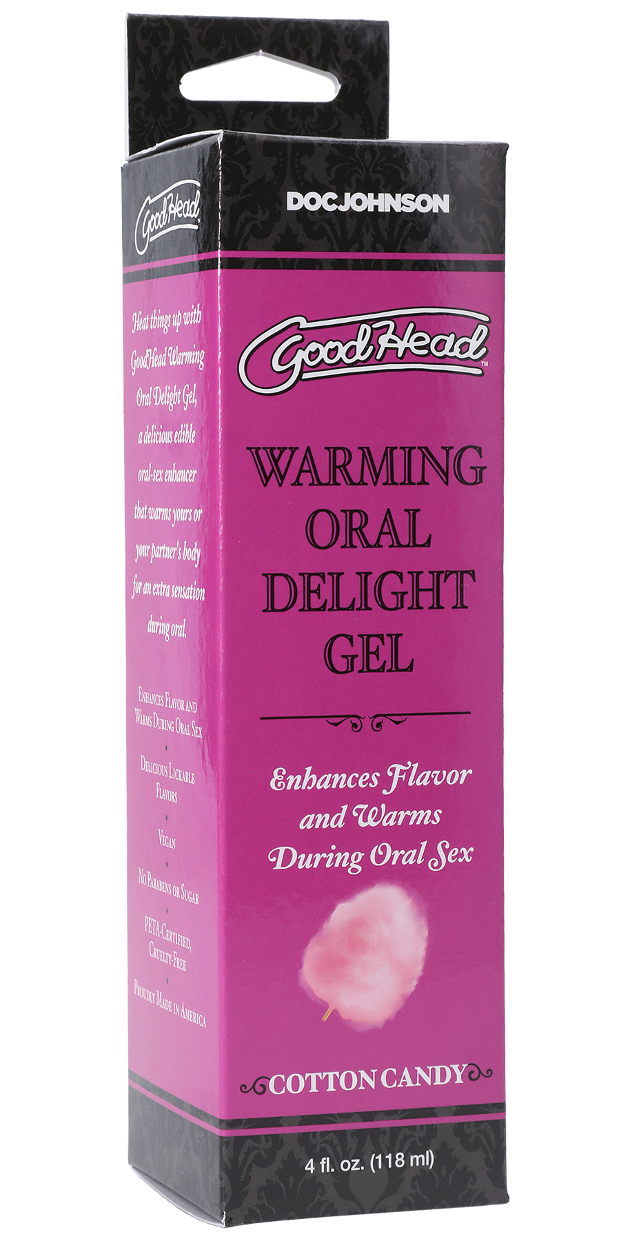 Goodhead - Warming Oral Delight Gel - Cotton Candy - 4 Fl. Oz. DJ1361-15-BX