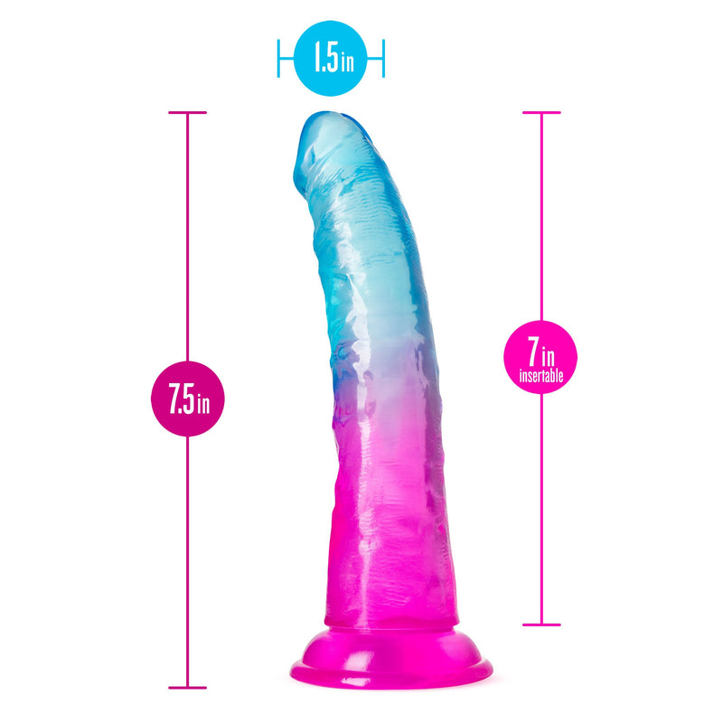 B Yours - Beautiful Sky - 7 Inch Dildo - Sunset-Dildos & Dongs-OUR LAVENDER