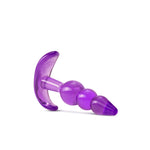 B Yours - Triple Bead Anal Plug - Purple-Dildos & Dongs-OUR LAVENDER