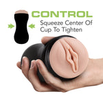M for Men - Soft and Wet - Pussy With Pleasure Ridges - Self Lubricating Stroker Cup - Vanilla-Masturbation Aids for Males-OUR LAVENDER