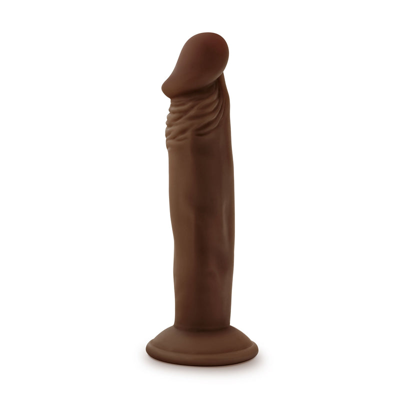 Dr. Skin Plus - 6 Inch Posable Dildo - Chocolate-Dildos & Dongs-OUR LAVENDER