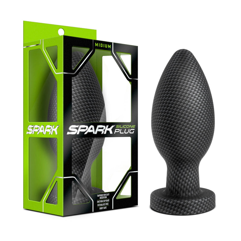 Medium Spark Silicone Plug-Anal Toys & Stimulators-OUR LAVENDER