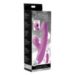 Shegasm Thrusting Suction Rabbit - Purple-Vibrators-OUR LAVENDER