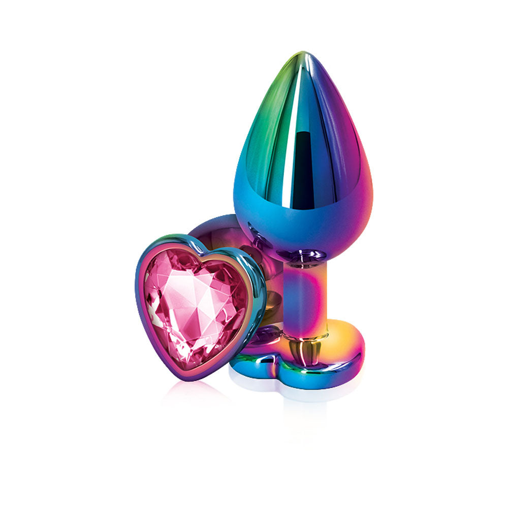 Rear Assets - Multicolor Heart - Medium - Pink NSN0962-24
