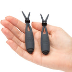 Fifty Shades of Grey Sweet Torture Vibrating Nipple Clamps-50 Shades-OUR LAVENDER