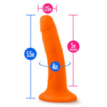 Neo - 5.5 Inch Dual Density Cock - Neon Orange-Dildos & Dongs-OUR LAVENDER