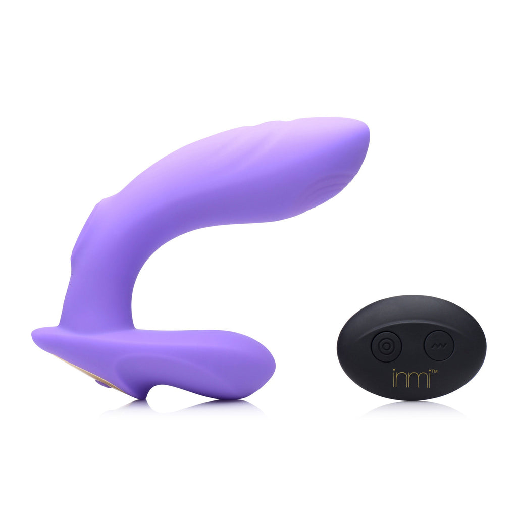 10x G-Tap Tapping Silicone G-Spot Vibrator -  Purple INM-AG632
