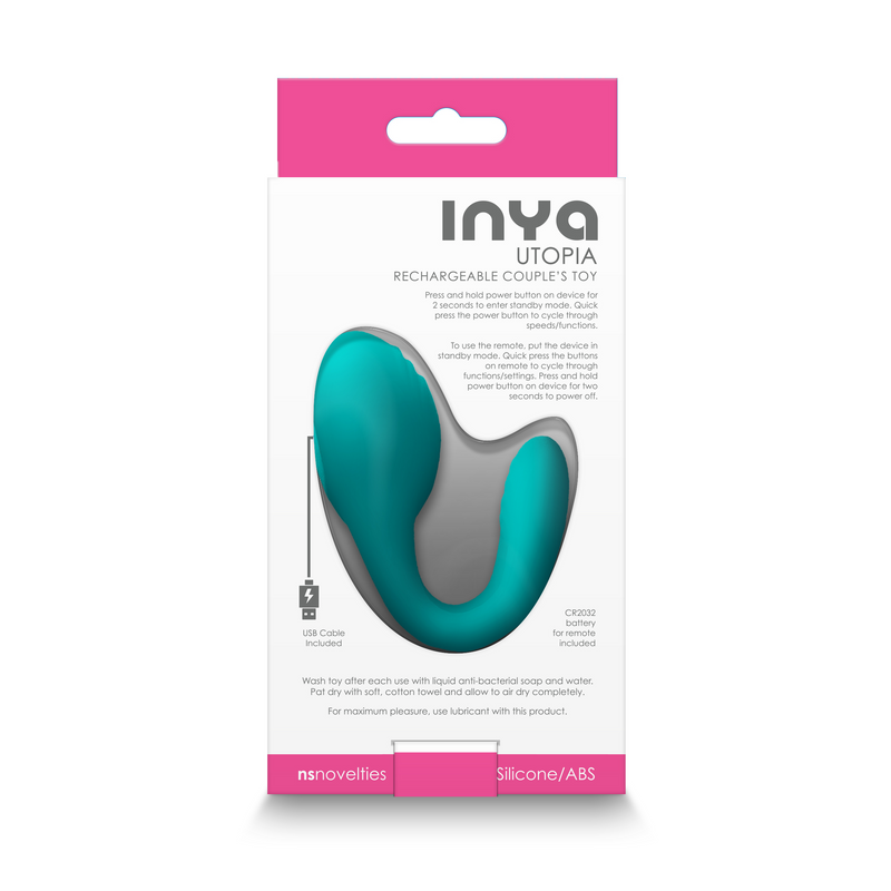 Inya - Utopia - Teal-Couples Toys-OUR LAVENDER
