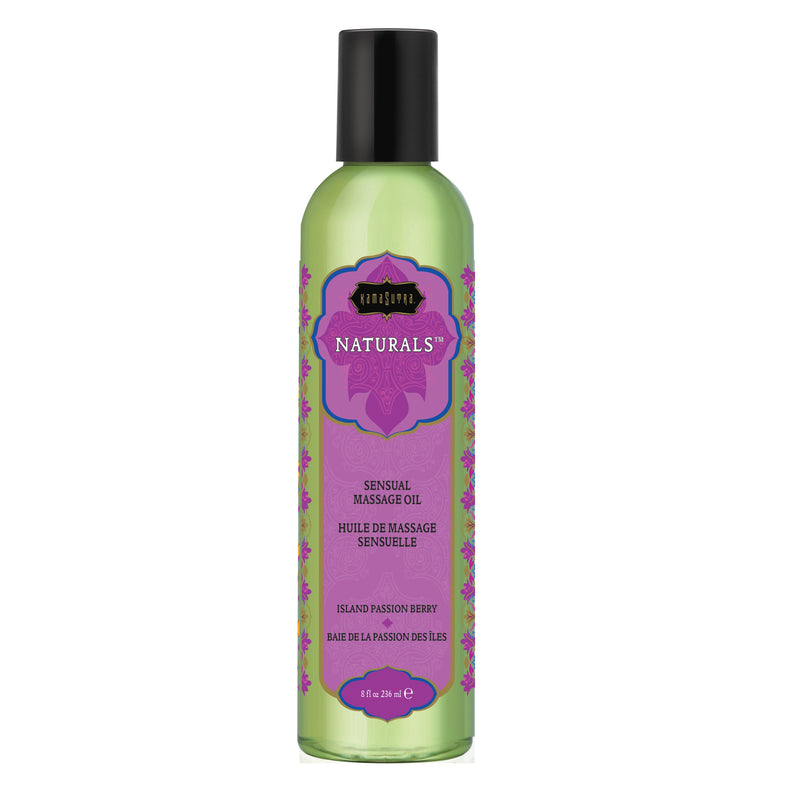 Naturals Massage Oil - Island Passion Berry - 8 Fl. Oz. KS10245