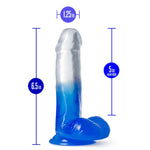 B Yours - Stella Blue - 6 Inch Dildo - Blue-Dildos & Dongs-OUR LAVENDER