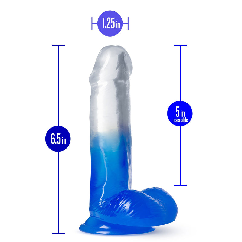 B Yours - Stella Blue - 6 Inch Dildo - Blue-Dildos & Dongs-OUR LAVENDER