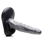 The Gargoyle Rock Hard Silicone Dildo - Silver-Dildos & Dongs-OUR LAVENDER