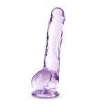Naturally Yours - 8 Inch Crystalline Dildo - Amethyst-Dildos & Dongs-OUR LAVENDER