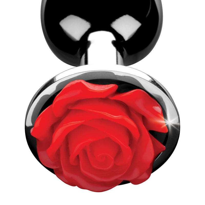 Red Rose Anal Plug - Medium-Anal Toys & Stimulators-OUR LAVENDER