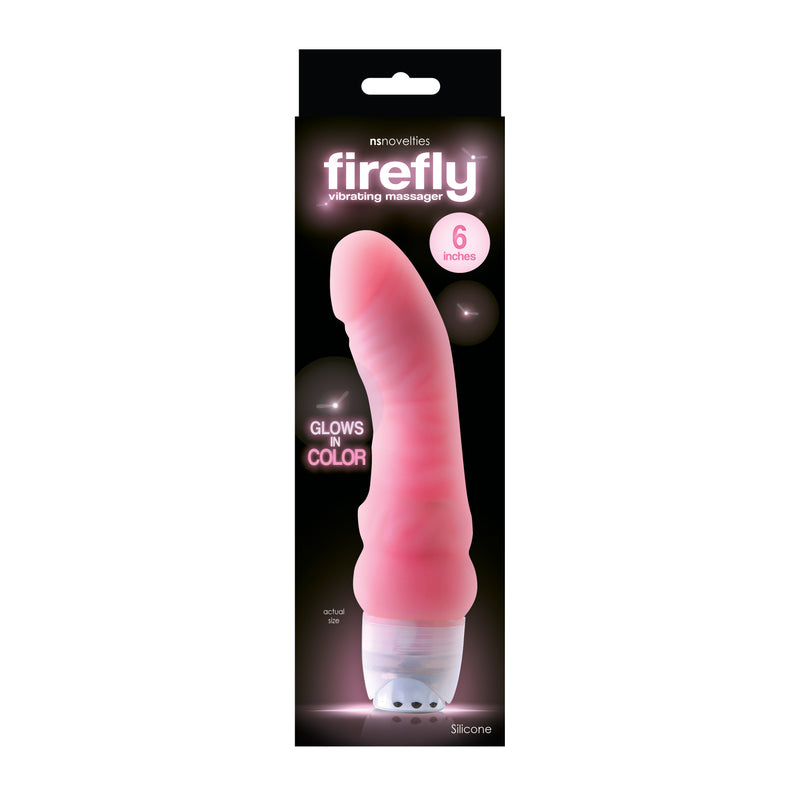 Firefly 6 Inch Vibrating Massager - Pink-Vibrators-OUR LAVENDER