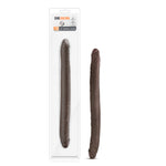 Dr. Skin - 16 Inch Double Dildo - Chocolate-Dildos & Dongs-OUR LAVENDER