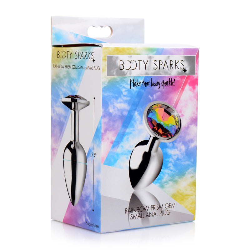 Rainbow Prism Gem Anal Plug - Small-Anal Toys & Stimulators-OUR LAVENDER