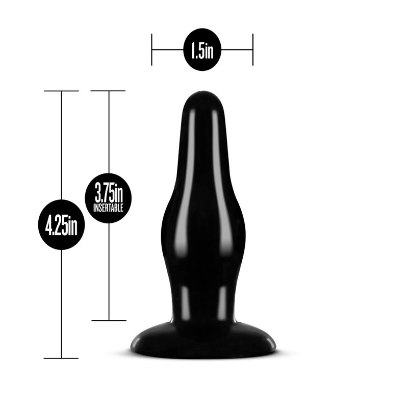 Anal Adventures - Pleasure Plug - Black-Anal Toys & Stimulators-OUR LAVENDER