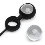 Fifty Shades of Grey Inner Goddess Glass Pleasure Balls 2.7oz-Kegel & Pelvic Exercisers-OUR LAVENDER