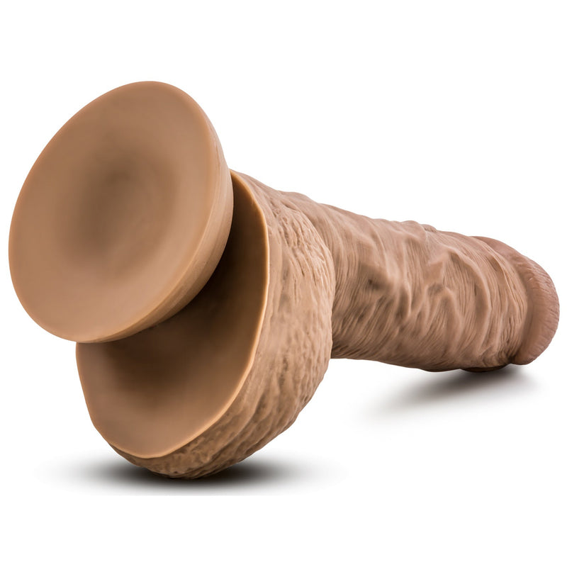 Au Naturel - Big Billy - 9 Inch Dildo - Mocha-Dildos & Dongs-OUR LAVENDER