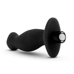 Anal Adventures- Platinum- Silicone Vibrating Prostate Massager 02-Black-Anal Toys & Stimulators-OUR LAVENDER