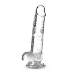 Naturally Yours - 7 Inch Crystalline Dildo - Diamond-Dildos & Dongs-OUR LAVENDER