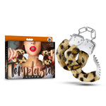 Temptasia Cuffs - Leopard-Bondage & Fetish Toys-OUR LAVENDER