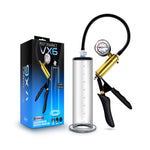 Performance - Vx6 Vacuum Penis Pump With Brass Pistol & Pressure Gauge - Clear-Pumps & Enlargers-OUR LAVENDER