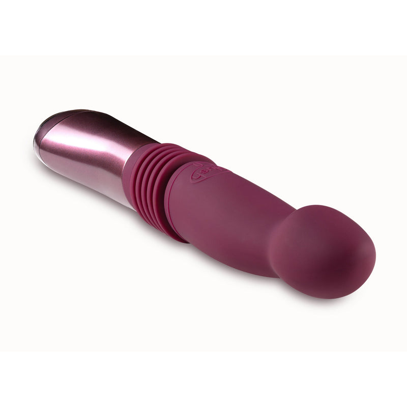 Temptasia - Trixie - Thrusting Dildo - Wine-Vibrators-OUR LAVENDER