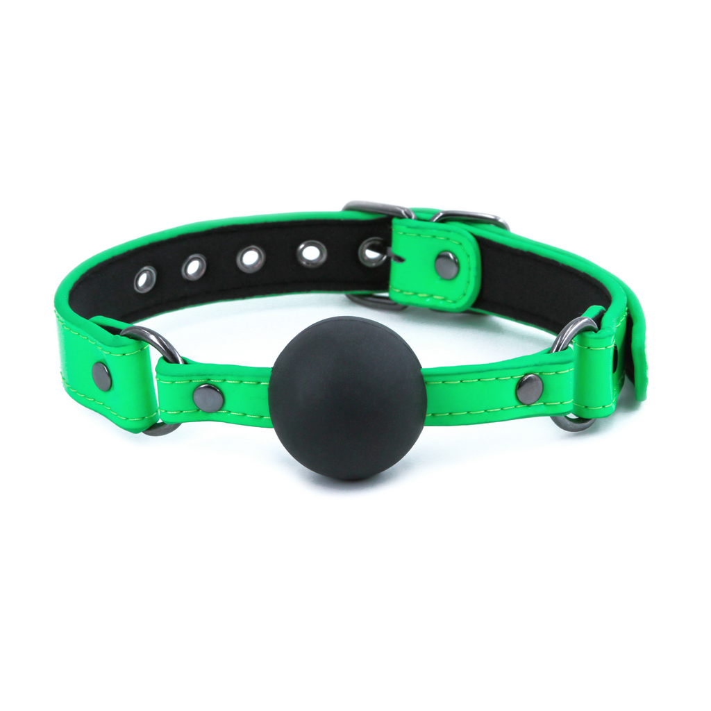 Electra Play Things - Ball Gag - Green NSN-1310-68