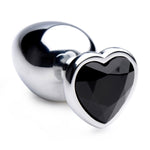 Black Heart Gem Anal Plug - Large BTYS-AG476L