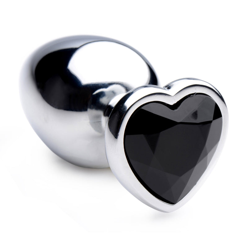 Black Heart Gem Anal Plug - Large BTYS-AG476L