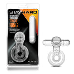 Stay Hard - 10 Function Vibrating Tongue Ring - Clear-Cockrings-OUR LAVENDER