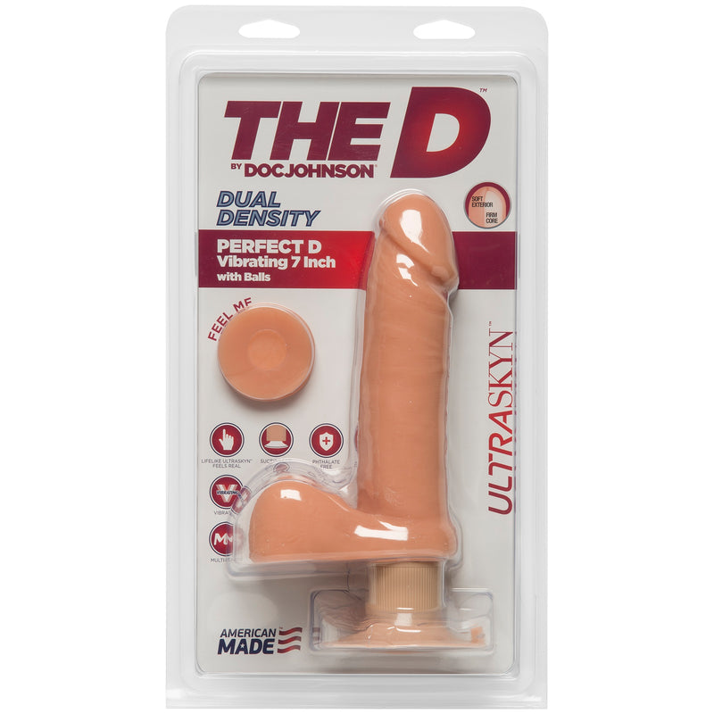 The D - Perfect D Vibrating 7 Inches - Vanilla-Vibrators-OUR LAVENDER